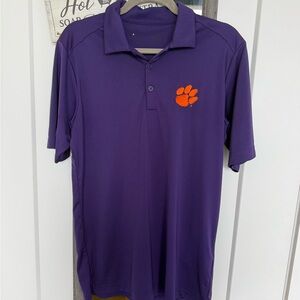 Clemson Purple Polo Shirt